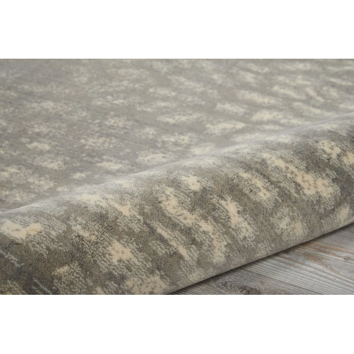 Nourison Riviera Silver RI07 7ft. 9in. x 10ft. 10in. Rect. Rug