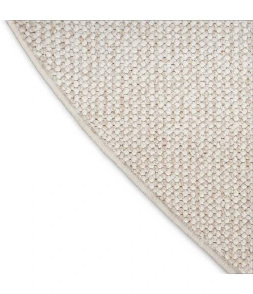 Nourison Natural Texture Ivory Beige NTX01 5ft. Round Rug