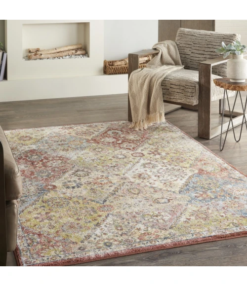 Nourison Home Soraya Multicolored SOR01 3ft.11in. x 5ft.11in. Rect. Rug