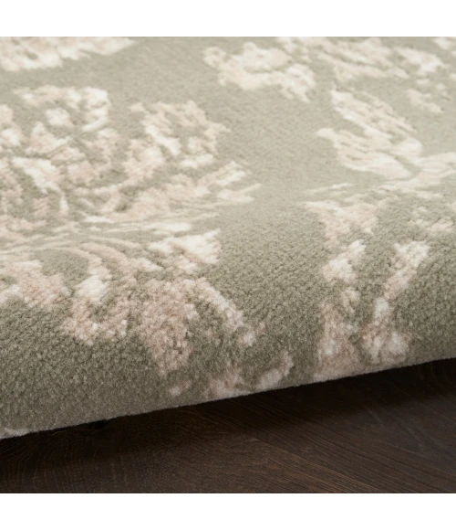 Nourison Jubilant Olive JUB09 5 ft. 3 in. X Round Rug