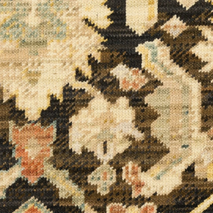 Nourison Antique Bloom Mocha Multicolor ANB02 9ft. x 12ft. Rect. Rug