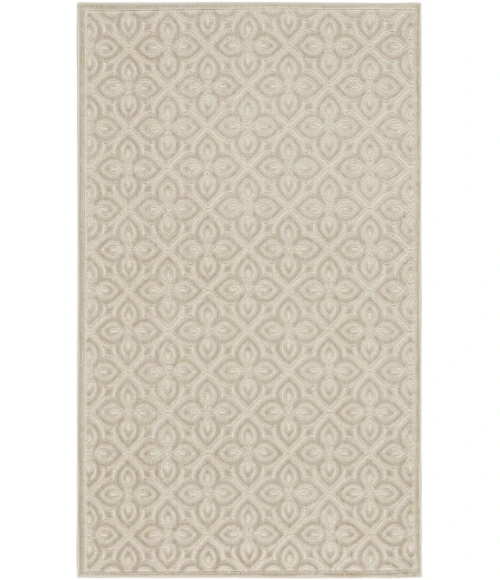 Nourison Home Washable Charm Grey WCH03 3ft. x 5ft. Rect. Rug