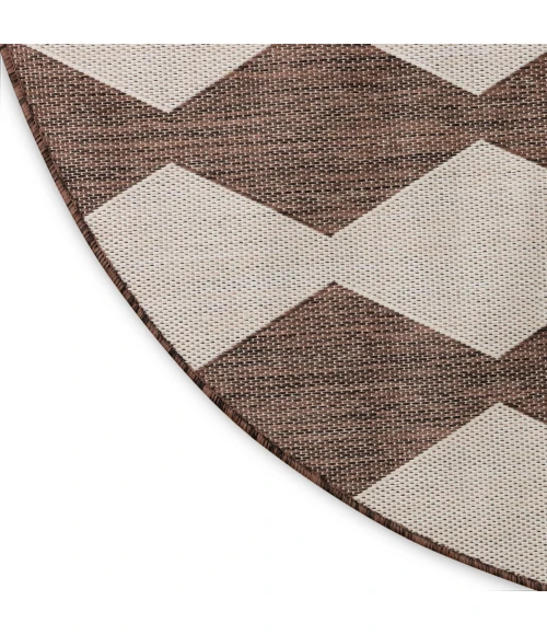 Nourison Positano Natural POS04 6 ft. X Round Rug