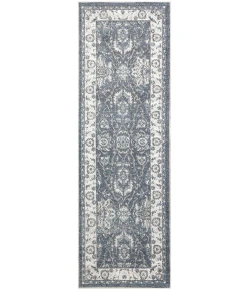 Nourison Home Astra Machine Washable ASW20 Slate 2 ft. 2 in. X 8 ft. Area Rug