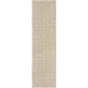 Nourison Home Washable Charm Beige WCH03 2ft.2in. x 8ft. Rect. Rug