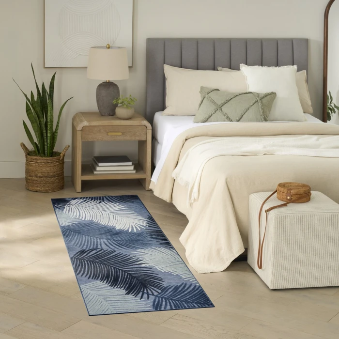 Nourison Home Suncoast Blue SNC03 2ft. x 6ft. Rect. Rug
