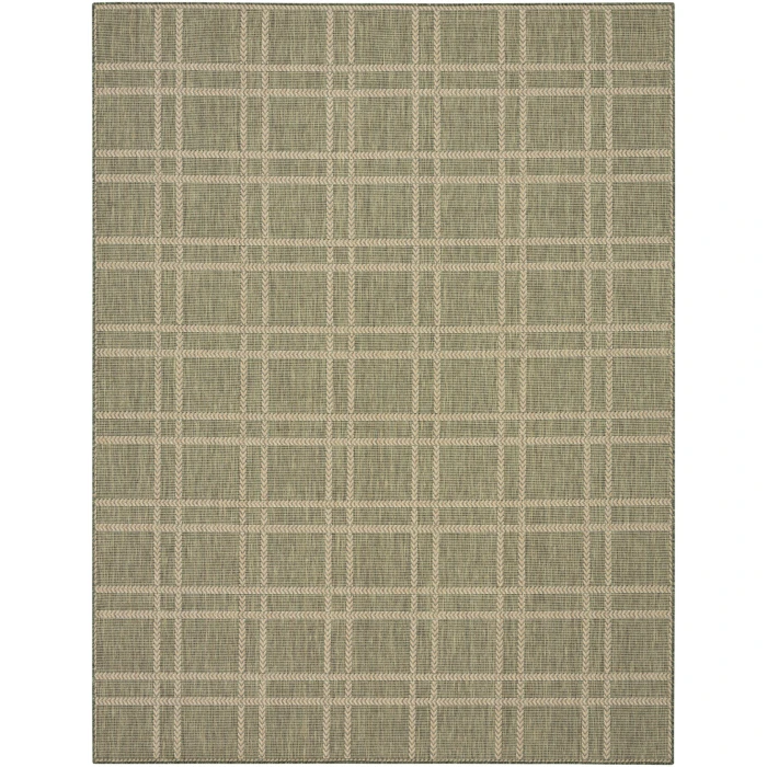 Nourison Home Horizon Indoor/Outdoor Green HOZ04 10ft. x 14ft. Rect. Rug