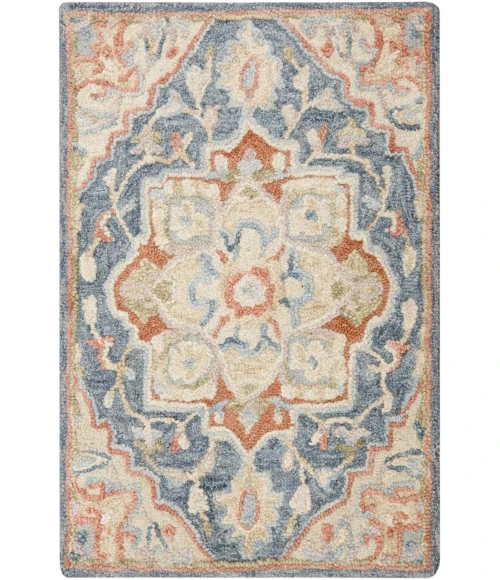Nourison Home Maison Blue MSO06 2ft. x 3ft. Rect. Rug