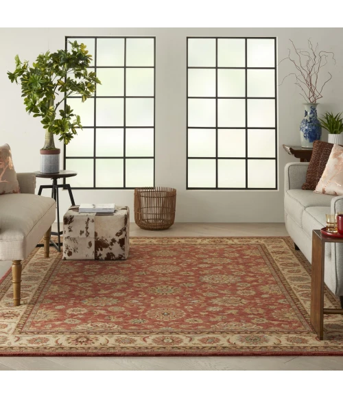 Nourison Home Living Treasures Red LI05 9ft.9in. x 13ft.9in. Rect. Rug
