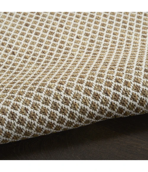 Nourison Home Courtyard Tan COU01 2ft.2in. x 10ft. Rect. Rug