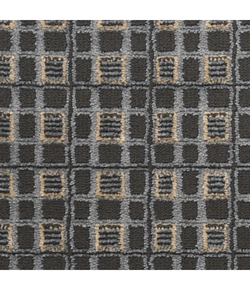 Nourison Nordic Black Taupe NRC03 9ft. x 12ft. Rect. Rug
