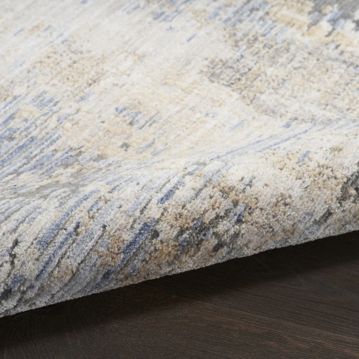Nourison Home Abstract Hues Blue ABH01 7ft.10in. x 10ft. Rect. Rug