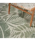 Nourison Garden Oasis Ivory Green GOA02 10 ft. X 14 ft. Rect. Rug