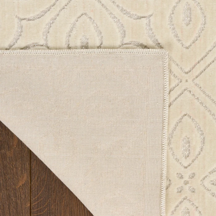Nourison Washable Charm Ivory WCH03 6 ft. X 9 ft. Rect. Rug