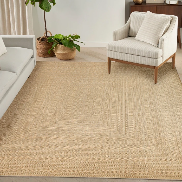 Nourison Tulum Taupe Ivory TLM04 10 ft. X 14 ft. Rect. Rug