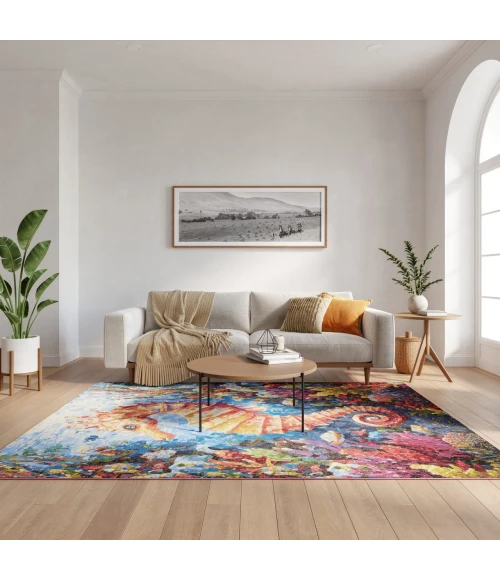 Nourison Home Color Splash Multicolored CSP02 4ft. x 6ft. Rect. Rug