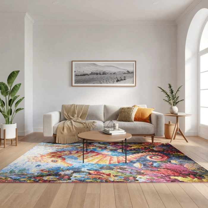 Nourison Home Color Splash Multicolored CSP02 4ft. x 6ft. Rect. Rug