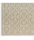 Nourison Home Washable Charm Grey WCH03 2ft. x 3ft. Rect. Rug