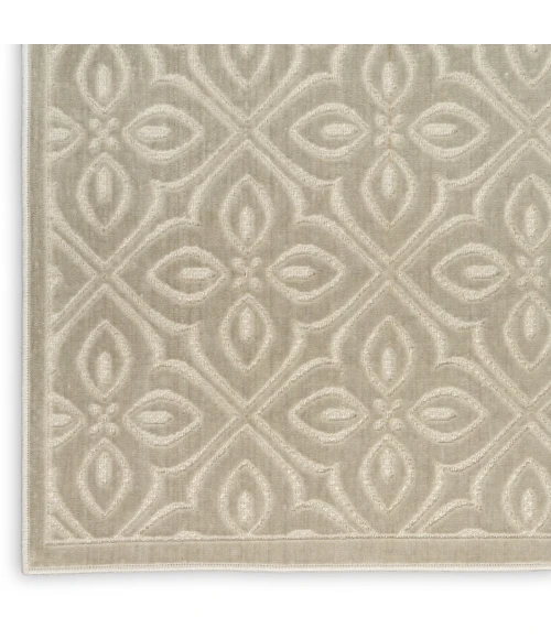 Nourison Home Washable Charm Grey WCH03 2ft. x 3ft. Rect. Rug