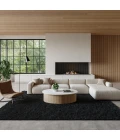 Nourison Pacific Shag Black PCS01 7 ft. 10 in. x 9 ft. 10 in. Rect. Rug