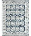 Nourison Dekor Grey Navy DEK01 4 ft. X 6 ft. Rect. Rug