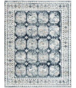 Nourison Home Dekor DEK01 Grey Navy 4 ft. X 6 ft. Area Rug