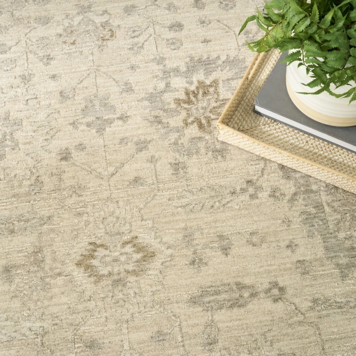 Nourison Home Moonlit Grey MLI01 5ft.3in. x 7ft.6in. Rect. Rug