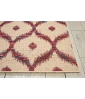 Nourison Home Spectrum Beige Burgundy SPE02 3ft.9in. x 5ft.9in. Rect. Rug