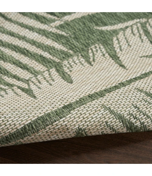 Nourison Garden Oasis Green Ivory GOA02 2 ft. X 6 ft. Rect. Rug