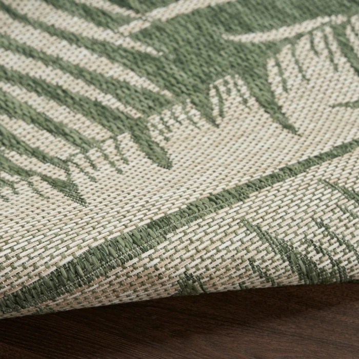Nourison Garden Oasis Green Ivory GOA02 2 ft. X 6 ft. Rect. Rug