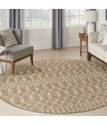Nourison Positano Jute POS02 4ft. Round Rug