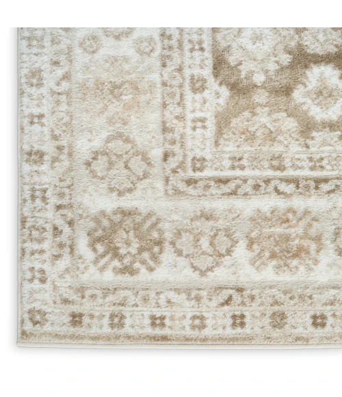 Nourison Dekor Ivory Taupe DEK02 5 ft. 3 in. X 7 ft. Rect. Rug