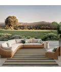 Nourison Home Horizon Indoor/Outdoor Black HOZ05 8ft. x 10ft. Rect. Rug