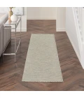 Nourison Positano Light Grey POS01 2 ft. X 6 ft. Rect. Rug