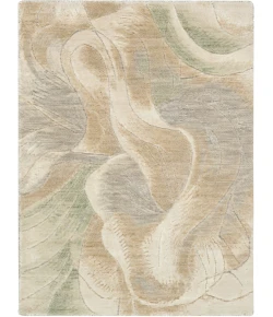 Nourison Brushlight Beige Grey BRL03 2ft. x 2ft. 9in. Rect. Rug