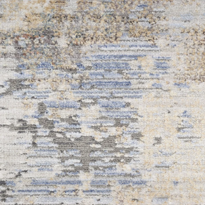 Nourison Home Abstract Hues Blue ABH01 7ft.10in. x 10ft. Rect. Rug