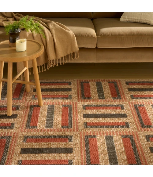 Nourison Nordic Multicolor NRC11 8 ft. X 10 ft. Rect. Rug