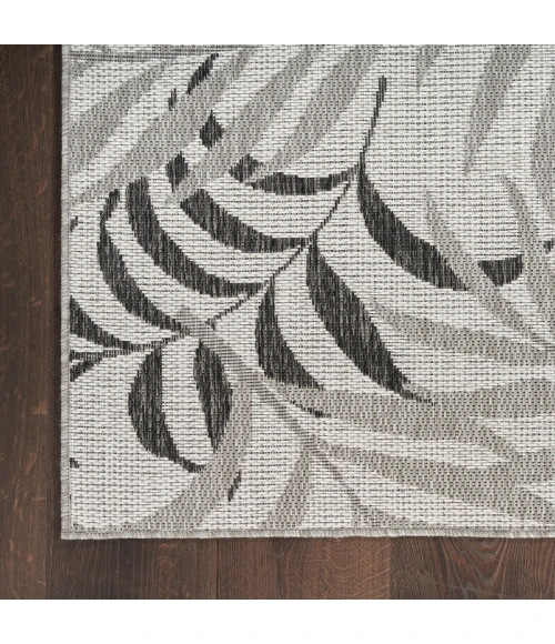 Nourison Garden Oasis Grey GOA01 2 ft. X 8 ft. Rect. Rug