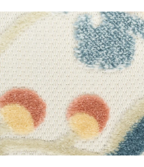 Nourison Aloha Grey Multicolor ALH17 5 ft. 3 in. X 7 ft. 5 in. Rect. Rug