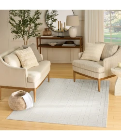 Nourison Home Washable Charm WCH01 Ivory 6 ft. X 9 ft. Area Rug