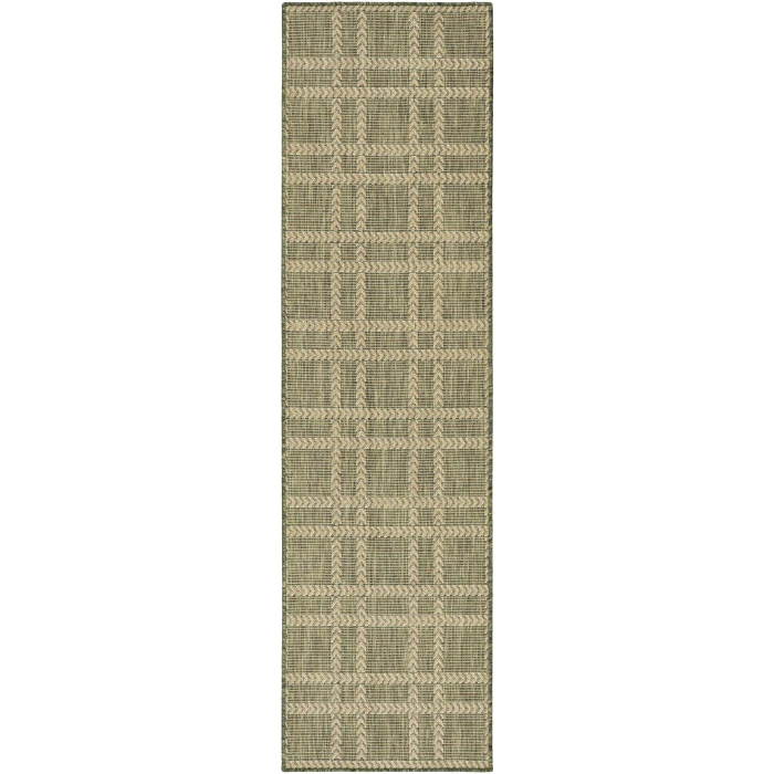 Nourison Home Horizon Indoor/Outdoor Green HOZ04 2ft. x 6ft. Rect. Rug