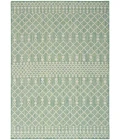 Nourison Positano Blue Green POS02 7 ft. X 10 ft. Rect. Rug