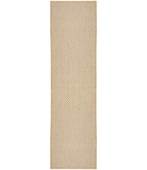 Nourison Courtyard Natural COU01 2 ft. X 6 ft. Rect. Rug