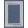 Nourison Home Horizon Indoor/Outdoor HOZ03 Navy 6 ft. X 9 ft. Area Rug