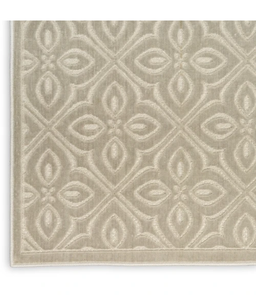 Nourison Home Washable Charm Grey WCH03 9ft. x 12ft. Rect. Rug