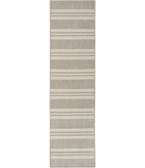 Nourison Home Horizon Indoor/Outdoor Grey HOZ05 2ft.2in. x 8ft. Rect. Rug