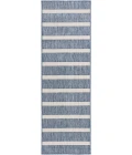Nourison Positano Navy Ivory POS03 2ft.2in. x 12ft. Rect. Rug