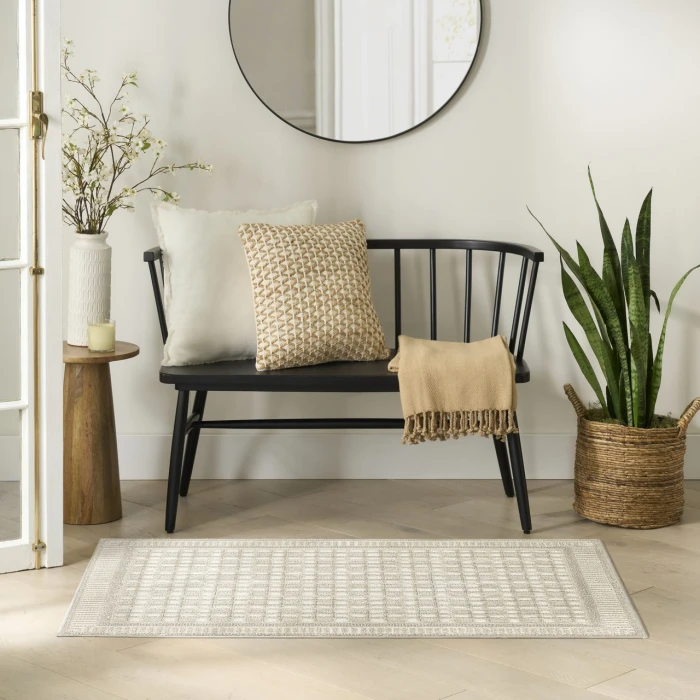 Nourison Home Nordic Cream / Ivory NRC03 2ft. x 3ft. Rect. Rug