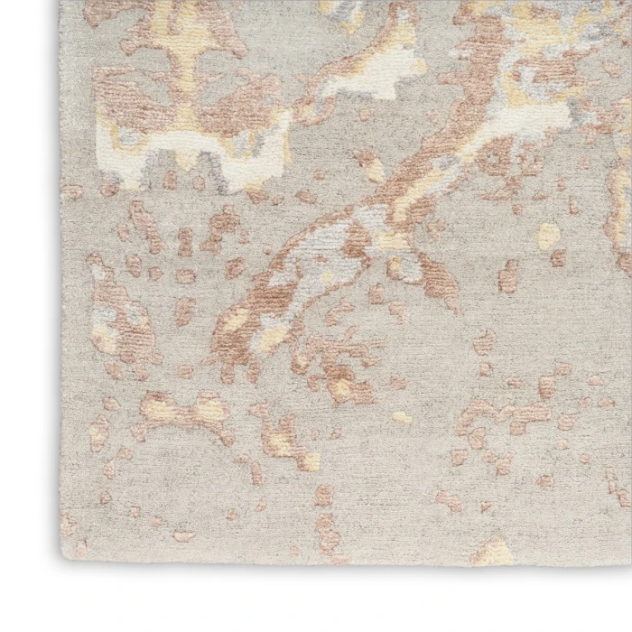 Nourison Silk Shadows Silver SHA20 2 ft. X 3 ft. Rect. Rug