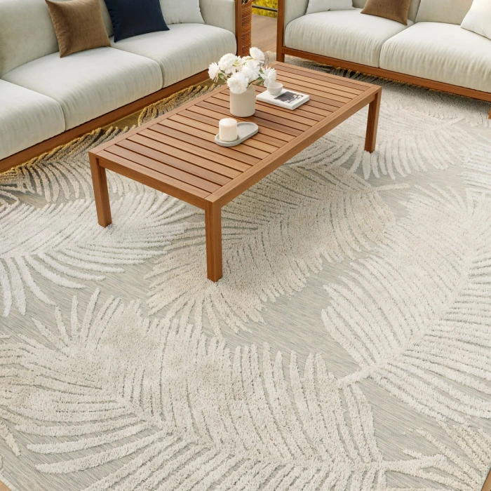 Nourison Home Suncoast Grey SNC03 7ft.10in. x 9ft.10in. Rect. Rug
